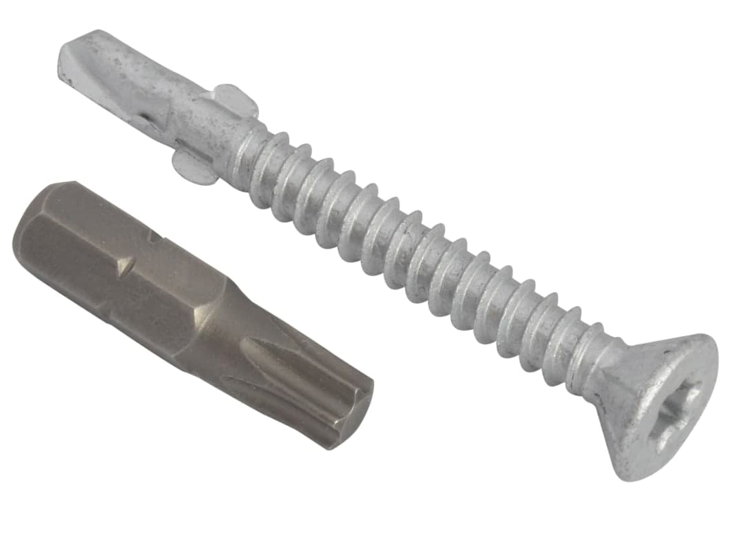 ForgeFix TechFast Roofing Screw Timber - Steel Light Section 5.5 x 50mm Pack 100 TFCL5550