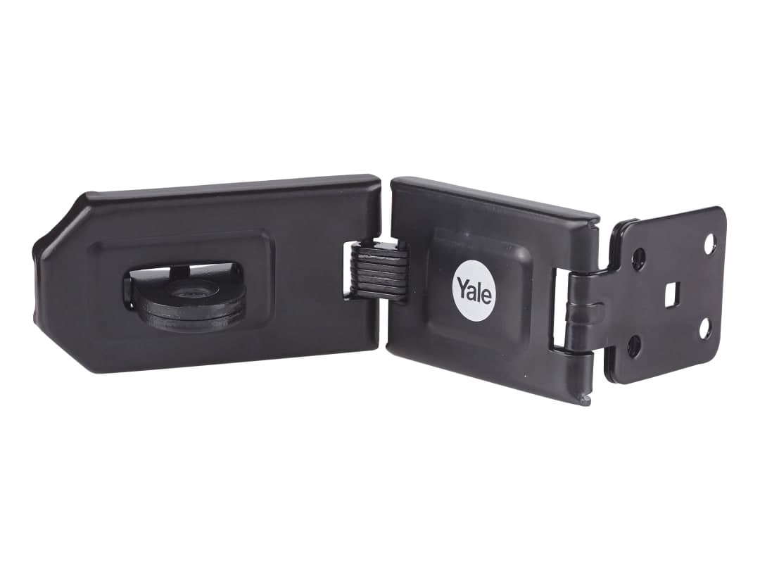 Yale Locks Hardened Steel Hasp 160mm Y155B/160/BK