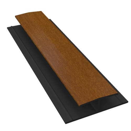 Golden Oak Hollow Soffit H Trim - 5mtr