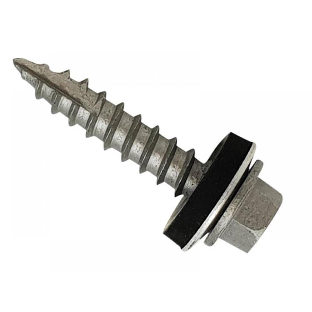 Forgefix TFHW16GP6360 Techfast Metal Roofing To Timber Hex Screw T17 Gash Point 6.3 X 60Mm Box 100
