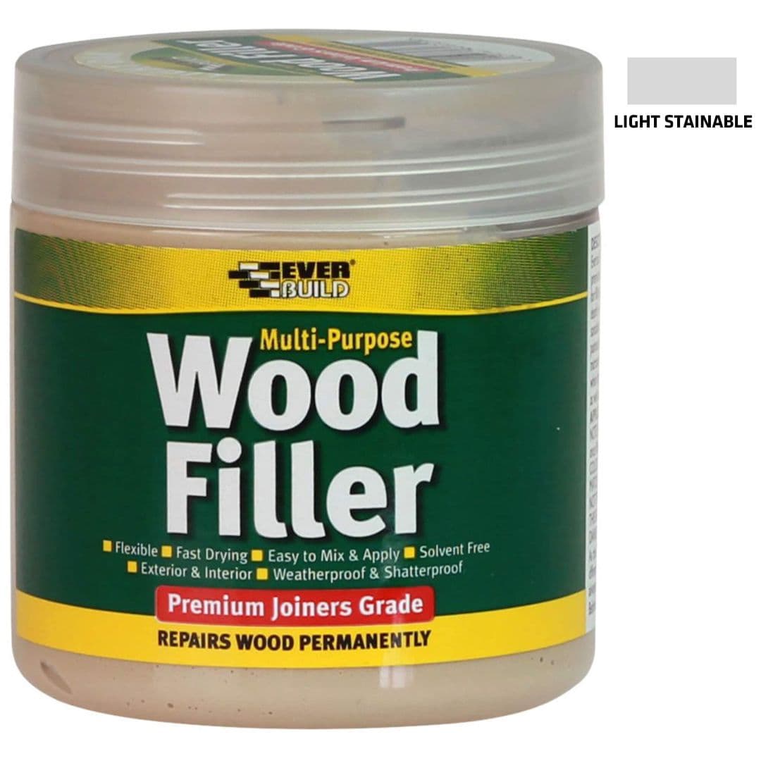 Everbuild Mp Wood Filler Lt Stainable Gar0081 250Ml