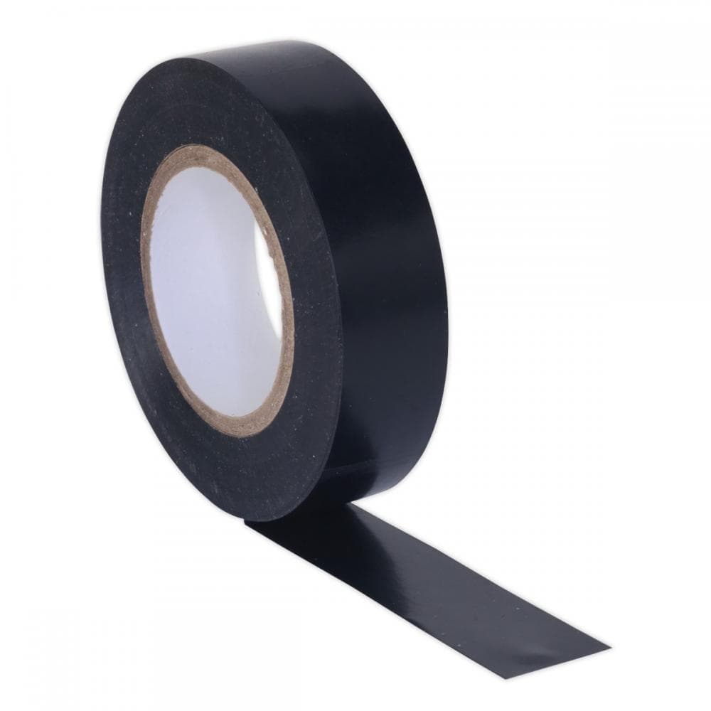 Sealey ITBLK10 Pvc Insulating Tape 19Mm X 20M Black Pack Of 10