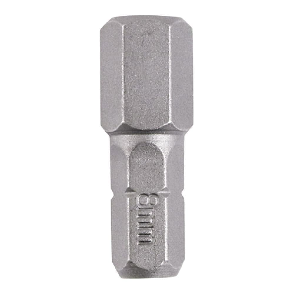 Timco 8HX25GB S2 Driver Bits - Hx 8.0 X 25 Blister Pack 2