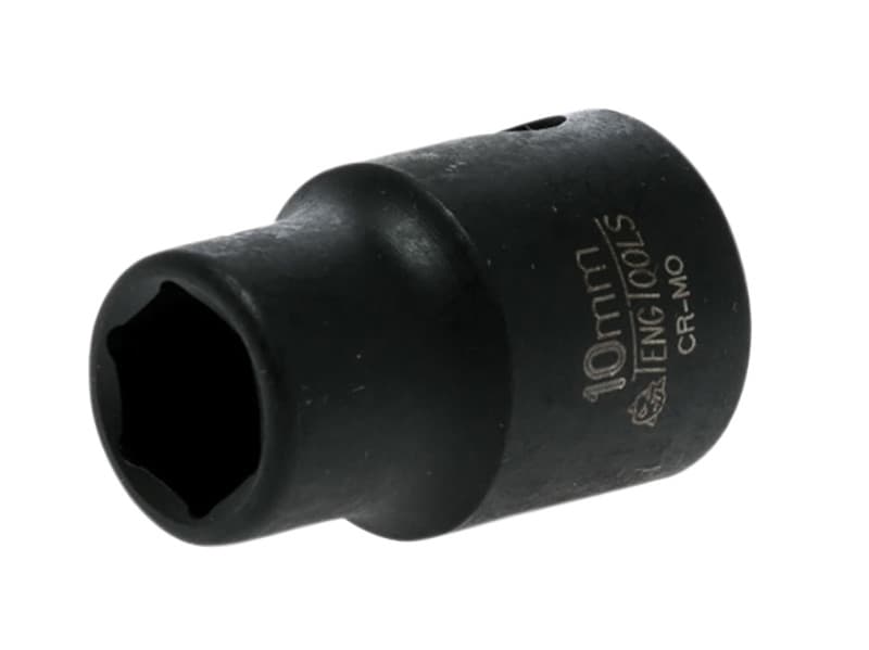 Teng Impact Socket Hexagon 6-Point 3/8In Drive 10Mm
