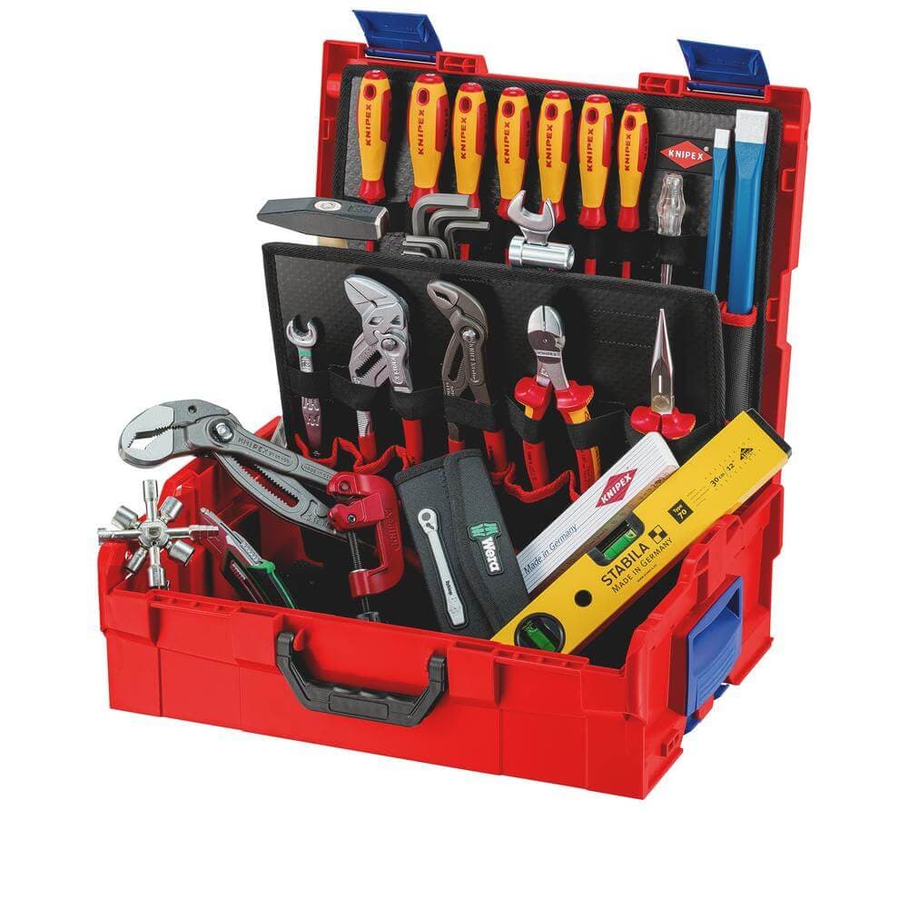 Knipex 00 21 19 Lb S L-Boxx® Plumbing Tool Kit 52 Parts 357Mm Pk 1 25026