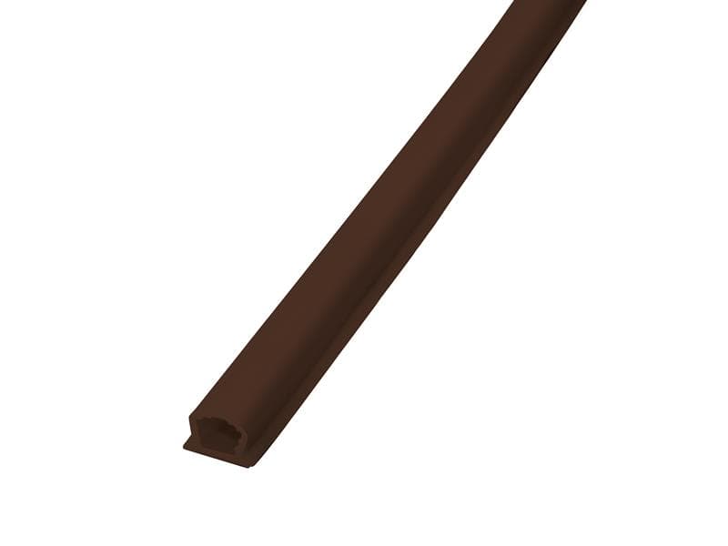 Faithfull AD-SL001 Silicone Draught Excluder Brown 6M 9 X 7Mm