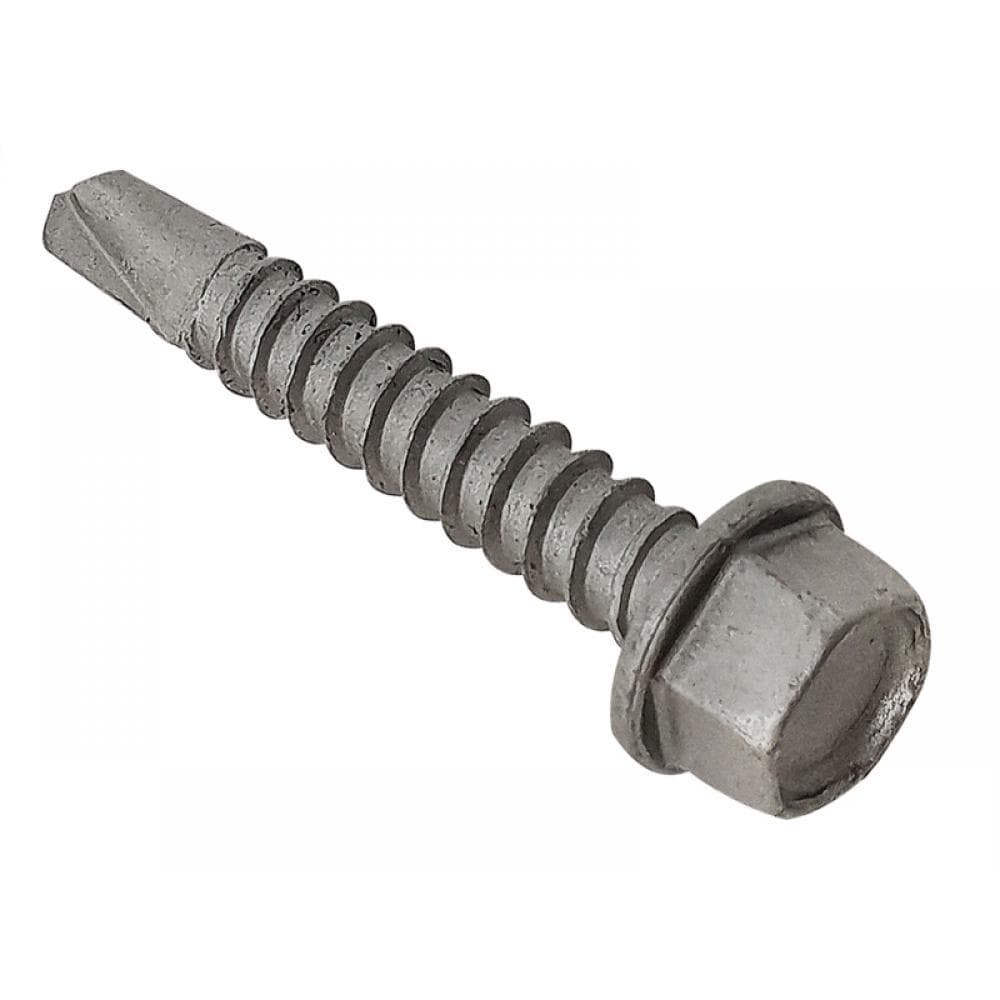 Forgefix TFHUWSD55100L Techfast Roofing Sheet To Steel Hex Screw No.3 Tip 5.5 X 100Mm Box 100