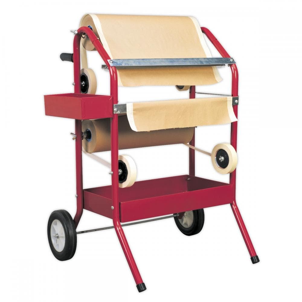 Sealey MK66 Masking Paper Dispenser 2 X 450Mm Trolley