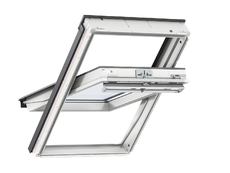 VELUX Centre Pivot Roof Window White Maintenance Free 660m x 980mm GGU FK04 0070