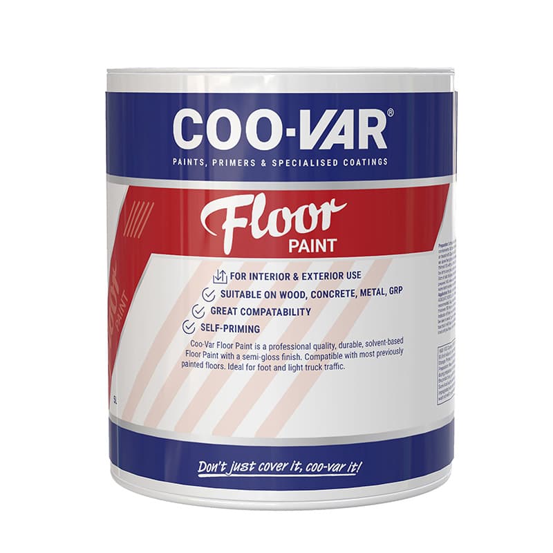 COO-VAR Floor Paint 5L Flint Grey