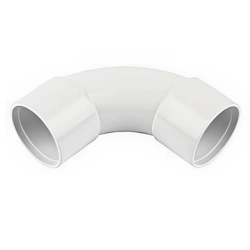 FloPlast Solvent Weld Waste Bend Swept - 92.5 Degree x 40mm White