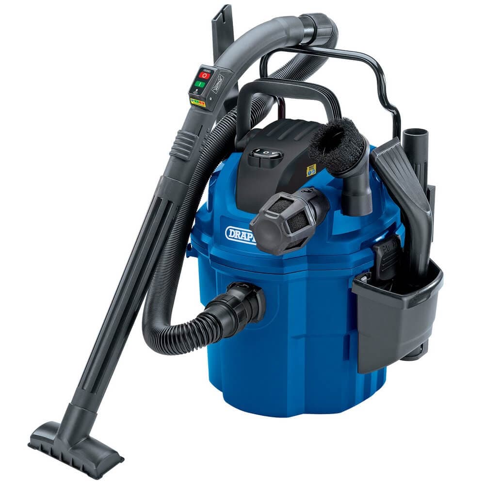 Draper 230V Wall Mounted Wet And Dry Vacuum Cleaner 1500W each 1 36313