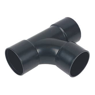 Davant Upvc Solv Weld Tee X 40Mm Black MU23B
