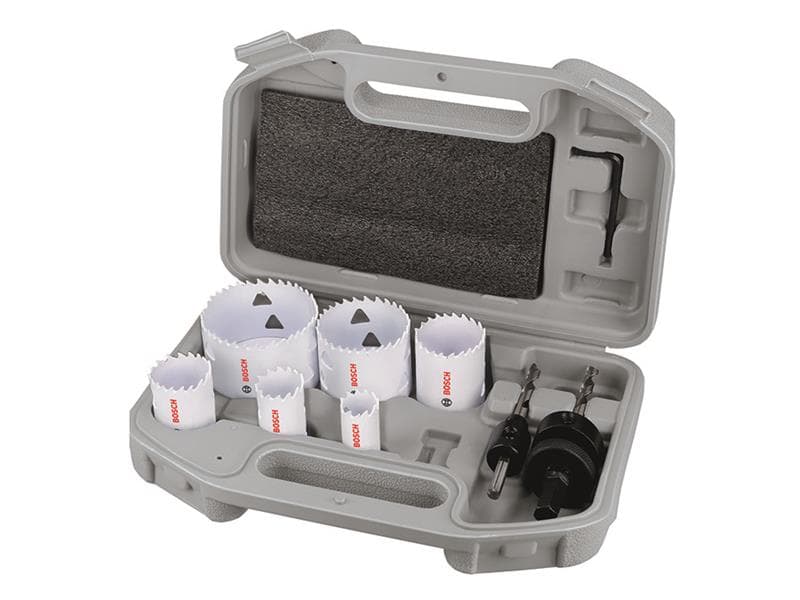 Bosch Powertool Accessories 2.608.594.613 Multi Material Hole Saw Electricianfts Set 9 Piece