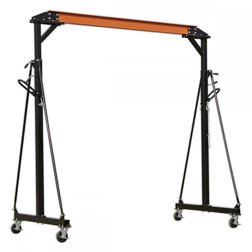 Sealey SG1000 Portable Lifting Gantry Crane Adjustable 1 Tonne