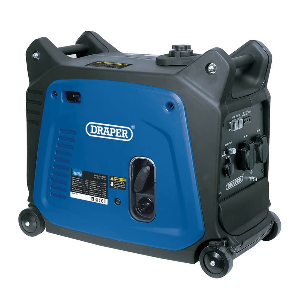 Draper 95197 Petrol Inverter Generator 2300W each 1