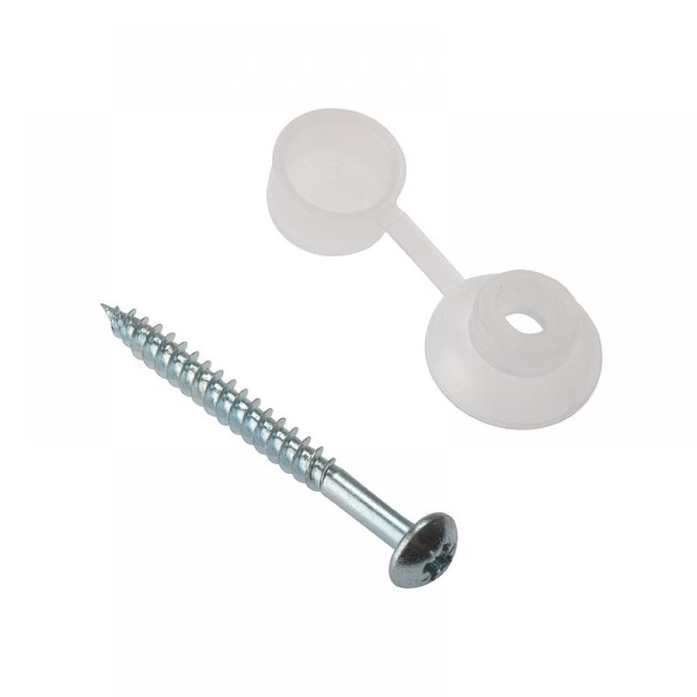Forgefix 10CRSC Corrugated Roofing Screw Round Head Pozi Zp 5Mm X 50Mm Bag 10
