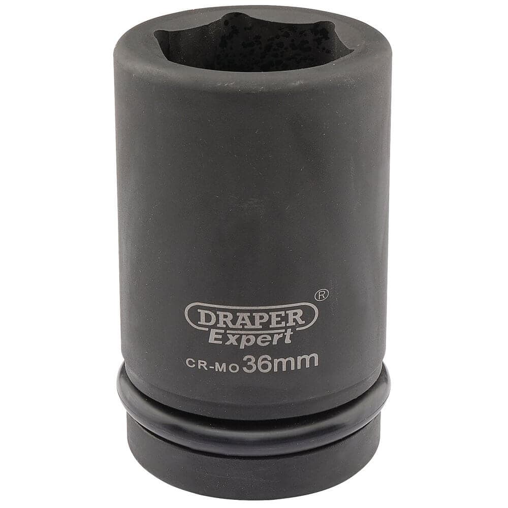 Draper Expert 05150 Expert Hi-Torq® 6 Point Deep Impact Socket 1in Sq. Dr. 36Mm each