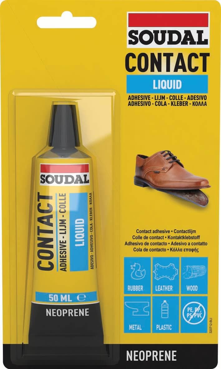 Soudal Contact Adhesive Liquid Yellow 50Ml 100033