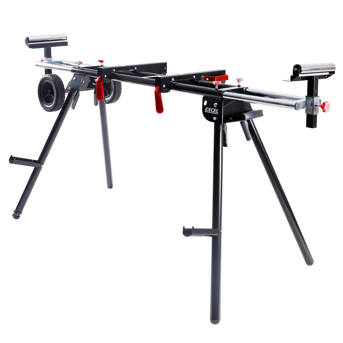 Excel 7475 Universal Mitre Saw Stand Folding & Adjustable Legs With Wheels