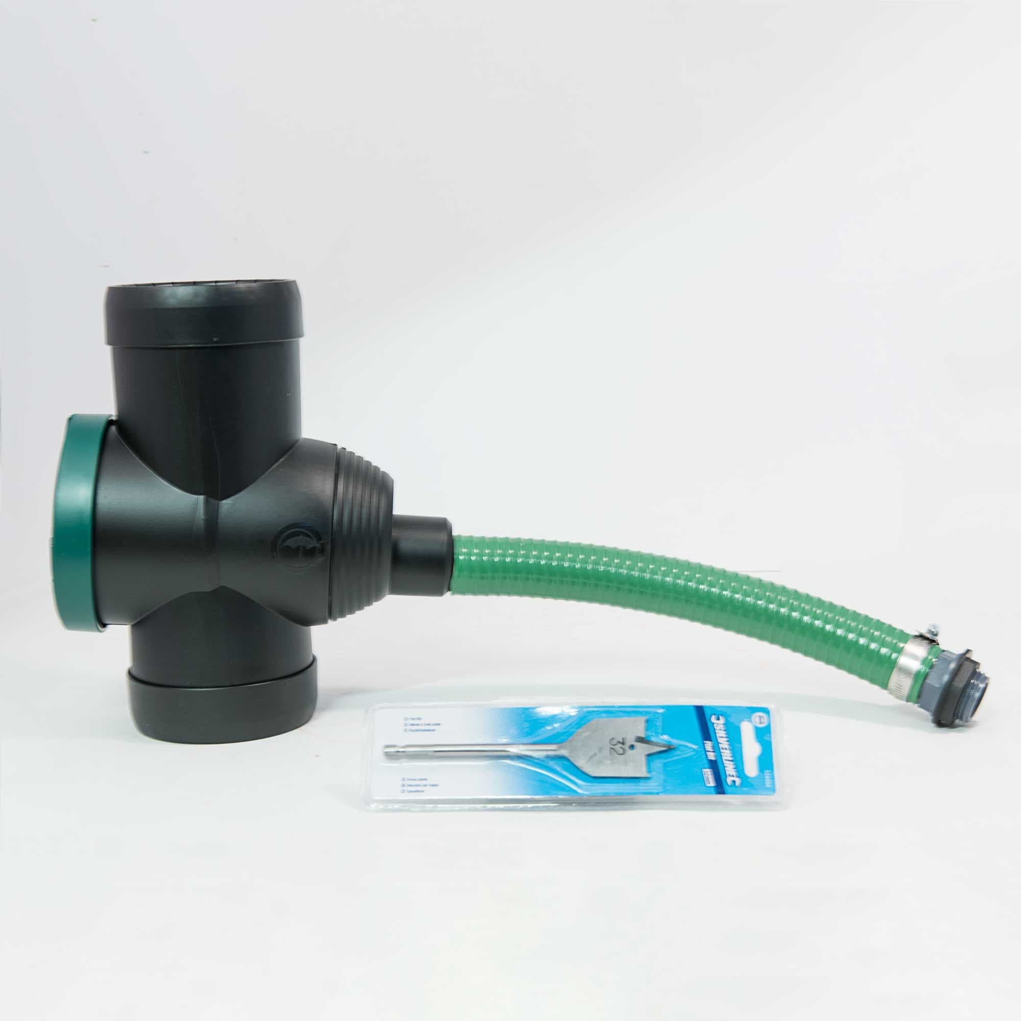 3P Universal Filter Collector Rain Space Diverter - Black Original Organics