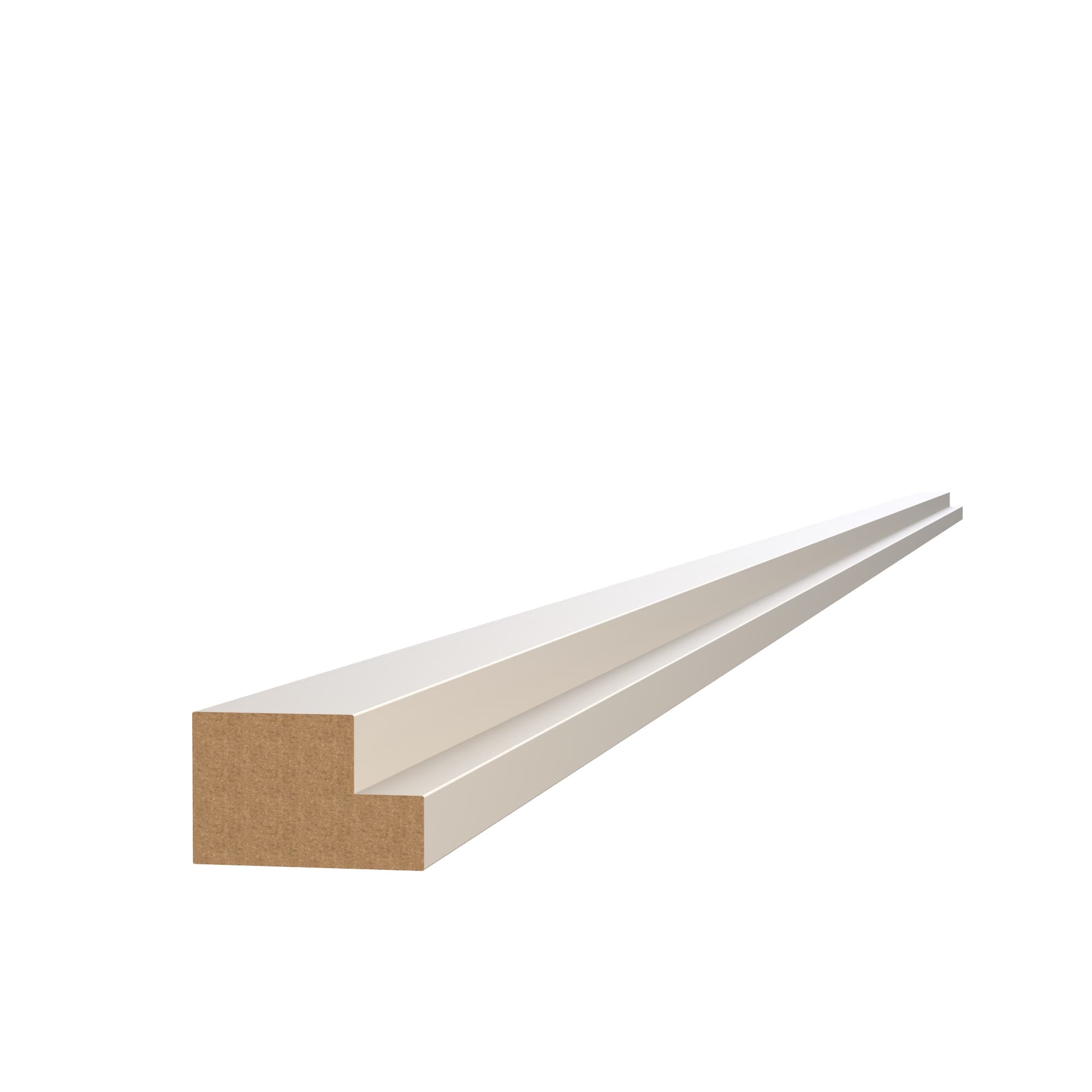 Kitchen Kit Modern Cornice or Pelmet for J-Pull Super Gloss Cashmere 2745mm