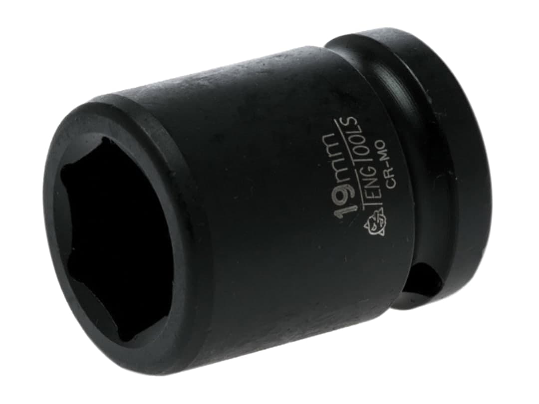 Teng Impact Socket Hexagon 6-Point 1/2in Drive 19mm 920519N1