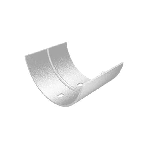Cast Aluminium Half Round Gutter Union - 125mm PPC