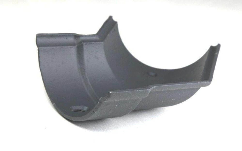 Hargreaves Premier Cast Iron Beaded Half Round Gutter Left Hand Angle - 135 Degree x 115mm Primed