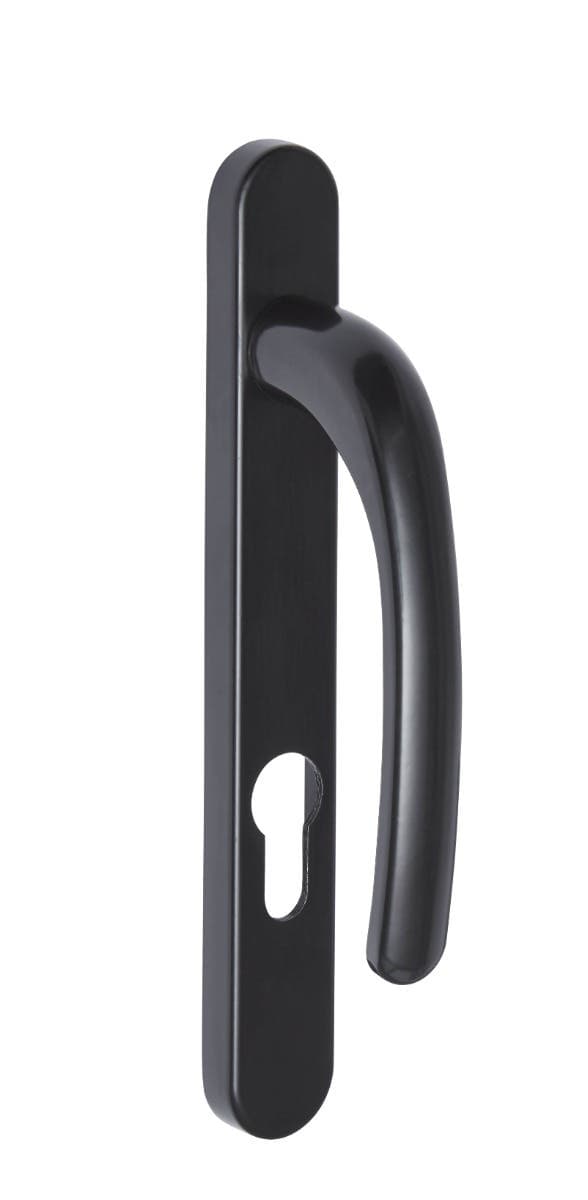 UPVC Door Handle - Black - 92/122mm - Hardware Solutions