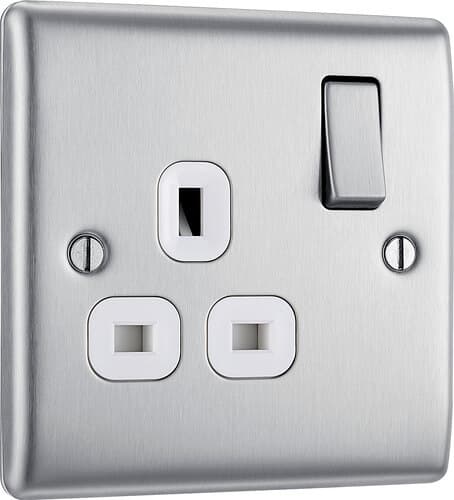 Screwless Flatplate Black Nickel Single Switch 20A With Power Indicator FBN31-01
