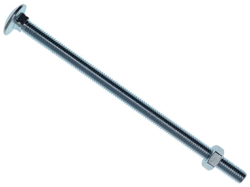 Metalmate® MEMCSX08150 Cup Square Hex Bolt & Nut Zp M8 X 150Mm Box 10
