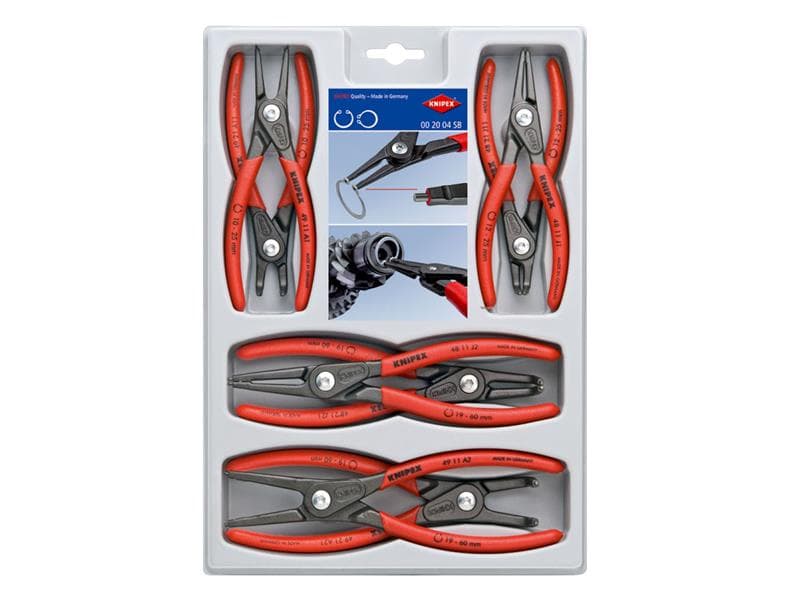Knipex Precision Circlip Plier Set 8 Piece 00 20 04 SB