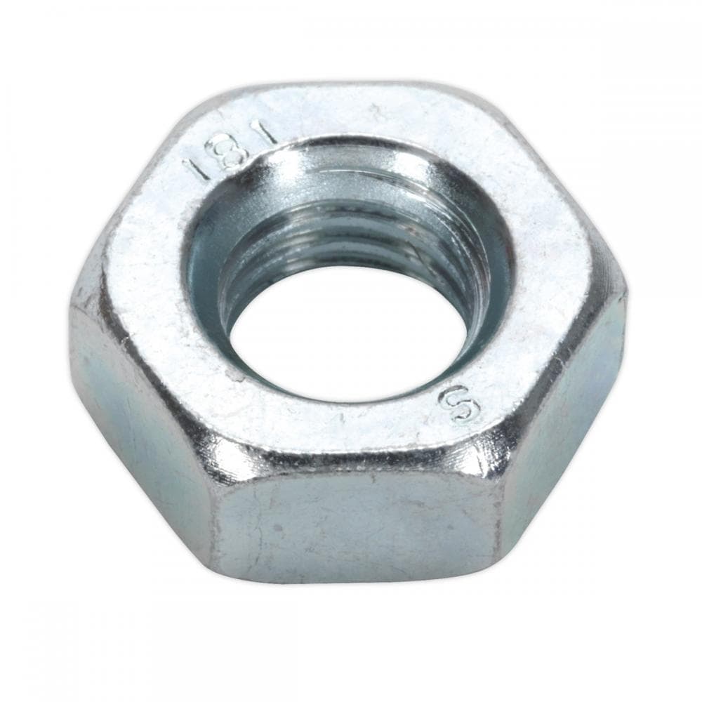 Sealey SN10 Steel Nut Din 934 - M10 Zinc Pack Of 100