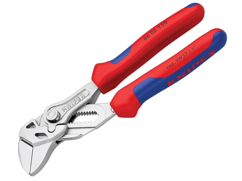 Knipex 86 05 150 SB Pliers Wrench Multi-Component Grip 150Mm