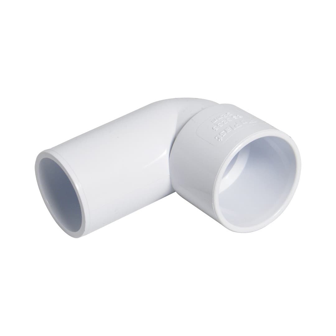 Floplast 50Mm White Abs Conv. Bend WS28W