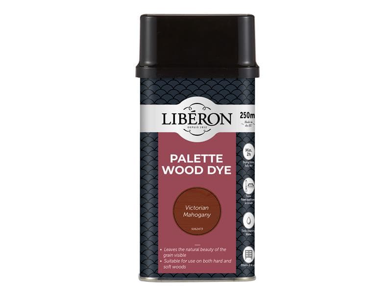 Liberon 126735 Palette Wood Dye Victoria Mahogany 250Ml