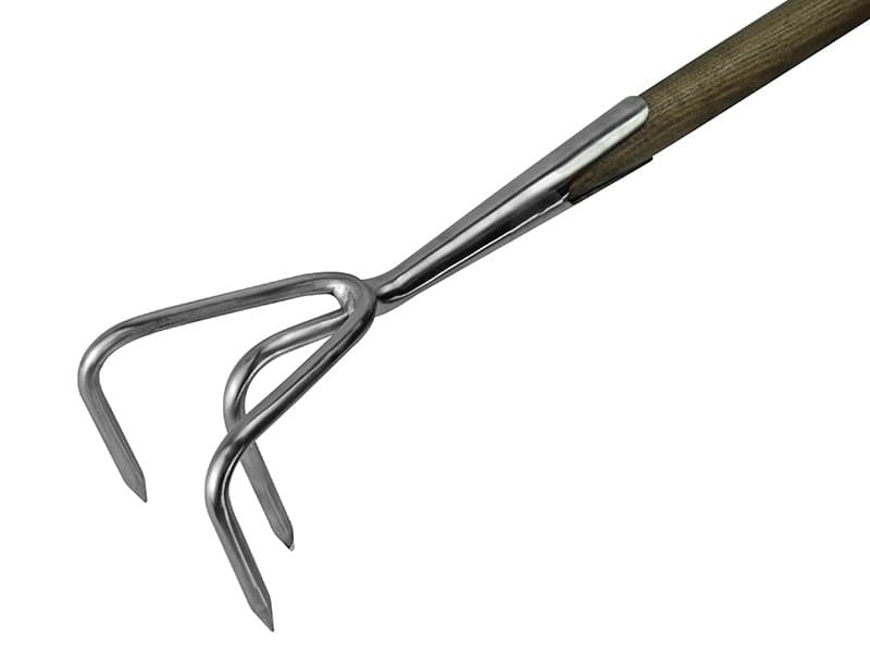 Faithfull RI12-VRSS3PCWH Prestige Stainless Steel Cultivator Ash Handle