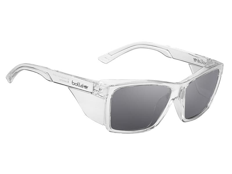Bolle Safety STK42N21E Stks 420 Crystal Frame Safety Glasses - Smoke