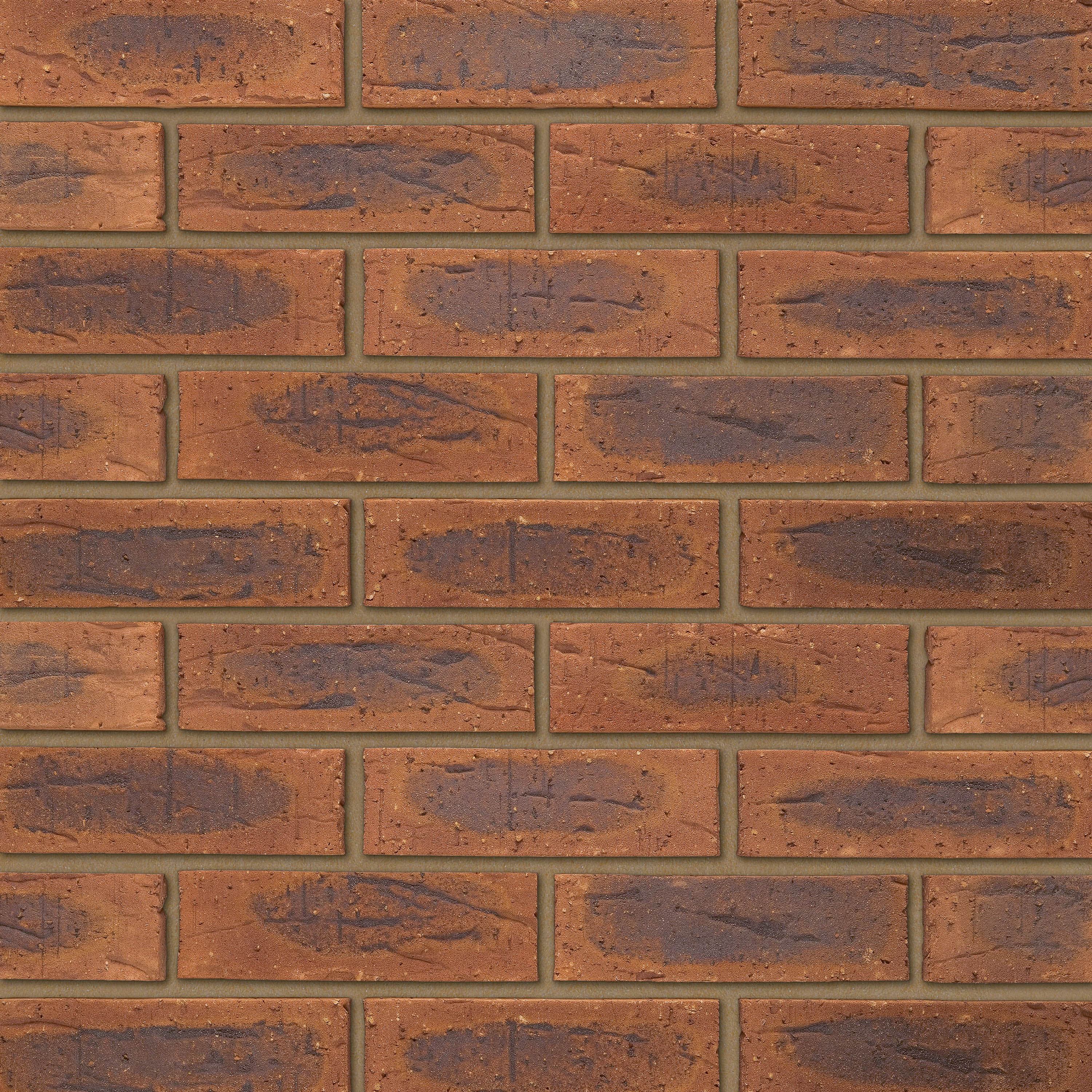 Ibstock Red Dorket Head Hardwicke Welbeck Autumn Antique Brick - Pack of 475, Size: 215x102.50x65mm