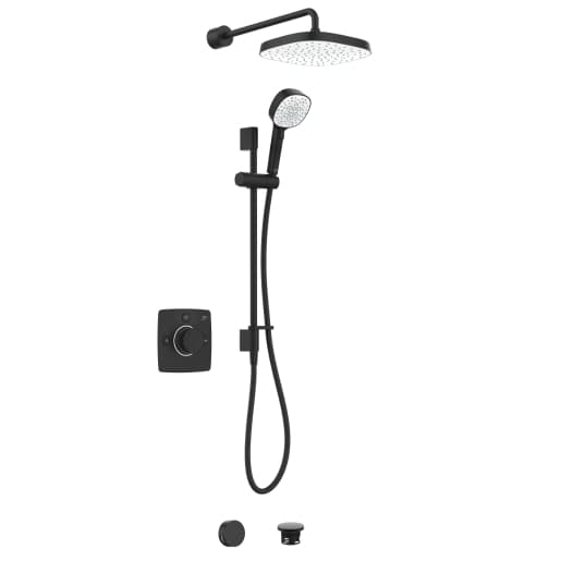 Mira Evoco Triple Outlet Matt Black 1.1967.010