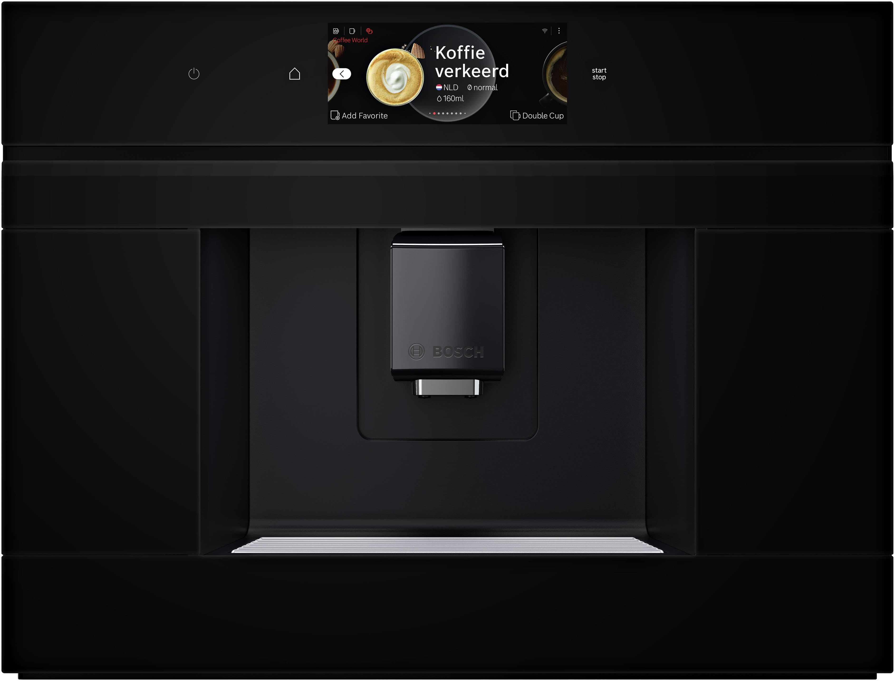 Bosch Serie 8 Built in Home Connect Touch Control Pro Coffee Machine Black - CTL7181B0
