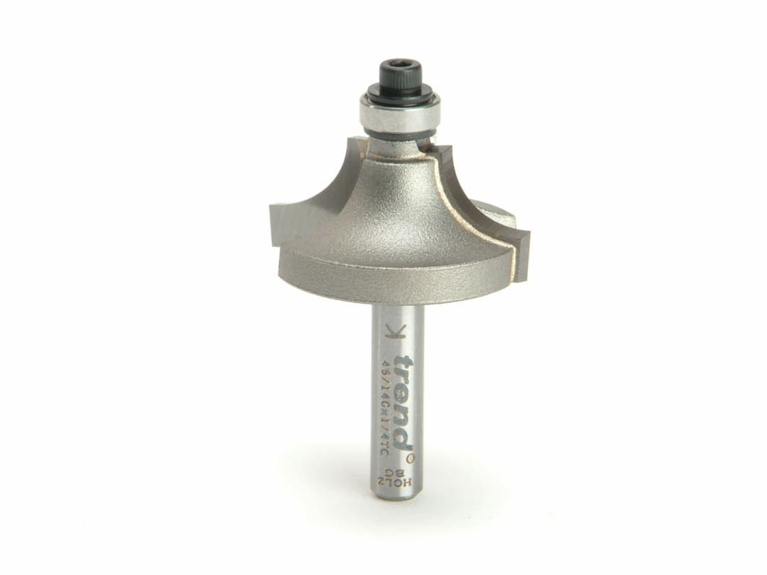 Trend 46/140 x 1/2 TCT Bearing Guided Ovolo & Round Over 9.5mm Radius 46/140X1/2TC