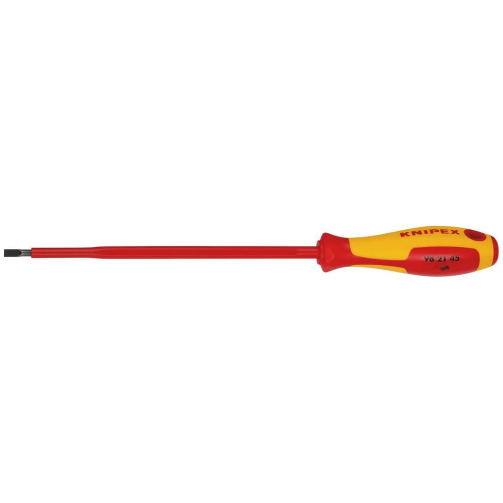 Knipex 98 21 45 Vde Insulated Slotted Screwdriver 4.5 X 180Mm each 1 72379