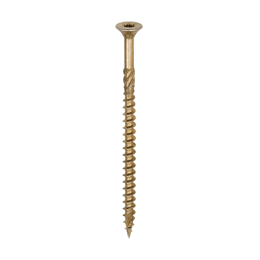 Timco 60100C2C C2 Clamp-Fix Multi-Purpose Premium Screws - Tx - Double Countersunk - Yellow 6.0 X 100 Box 100