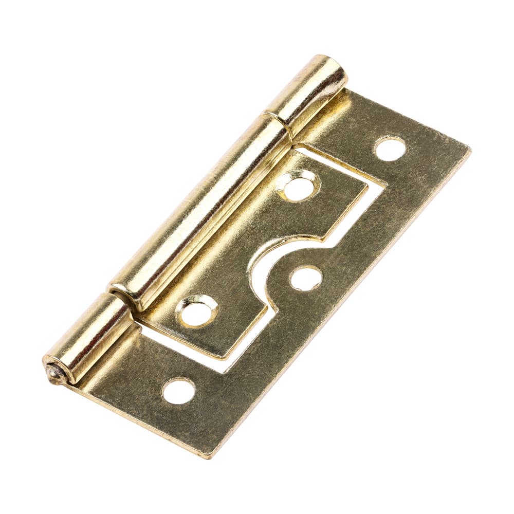 Timco Flush Hinge (105) - Electro Brass TIMpac 1 434946P