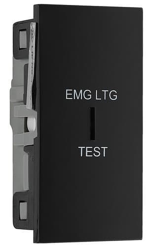 Em Blk 20Ax 2W Key Sw (Emer Light Test) EMSW12ELB-01