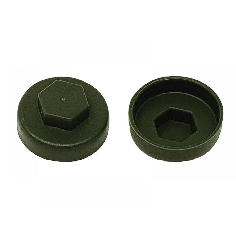 Forgefix TFCC16OG Techfast Cover Cap Olive Green 16Mm (Pack 100)