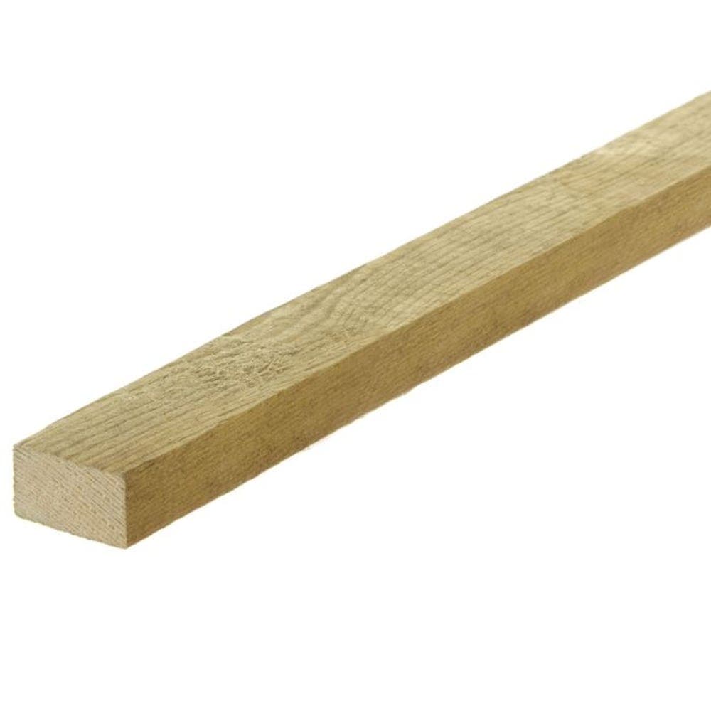 Sawn Treated Timber Batten 3600mm x 38mm x 25mm (1.5in x 1in)