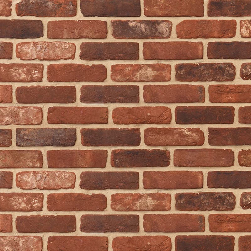 Imperial Bricks Red Clay Tumbled Reclamation Handmade Brick - Pack of 495, Size: 215x102.5x65mm